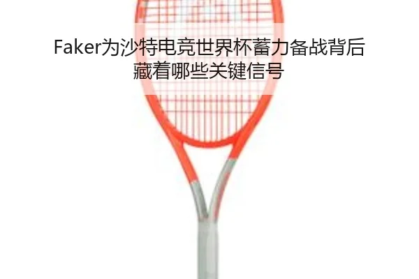 Faker为沙特电竞世界杯蓄力备战背后藏着哪些关键信号 - kaiyun
